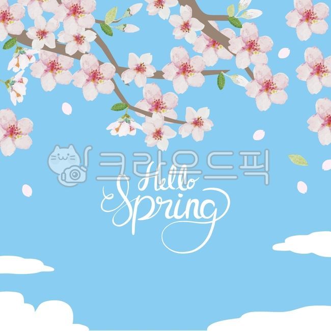 sky,border,pink,sprout,Spring background,tree,handwriting,flower,spring,spring flowers,cloud,petal,iron side,plant,plum blossom,illustration,cherry blossom,calligraphy,frame