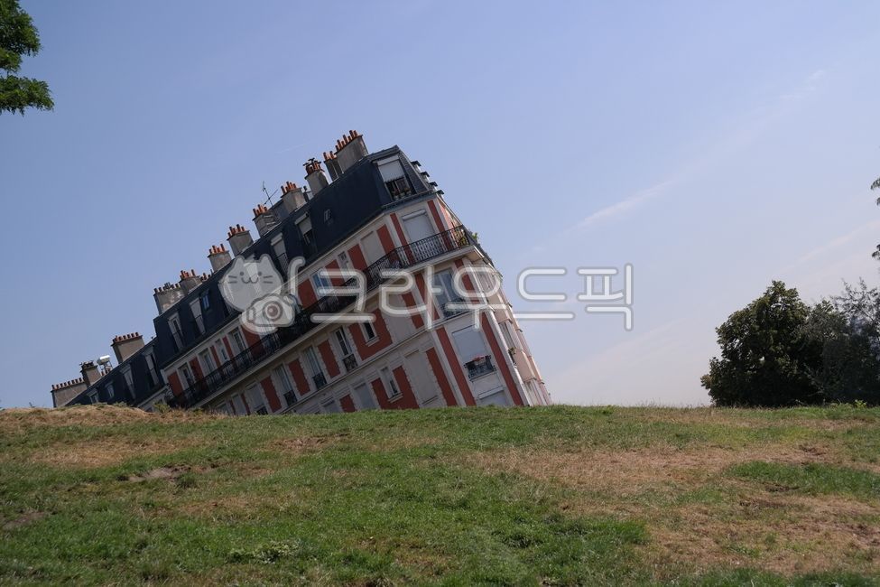 프랑스파리,건축물,기울어진건물,paris,건축