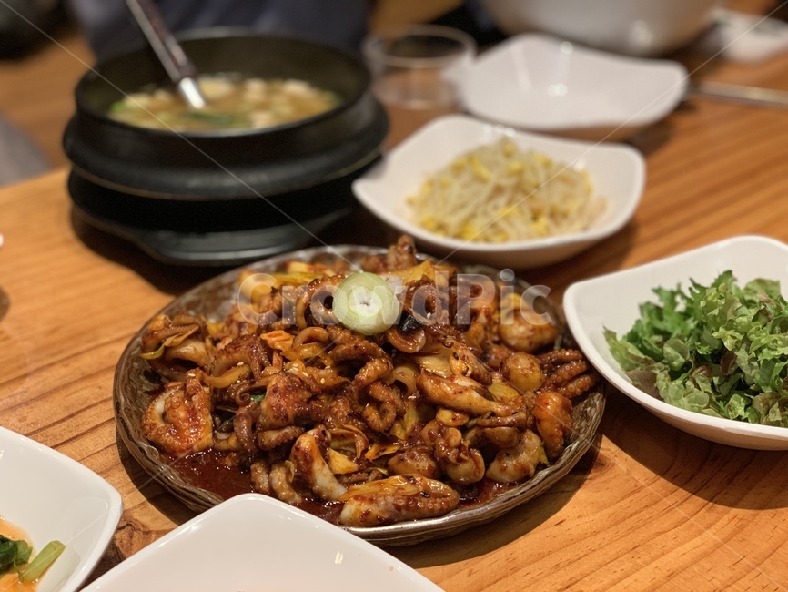 식사,meal,food,음식,dish,요리,낙지,낙지볶음,낙지비빔밥