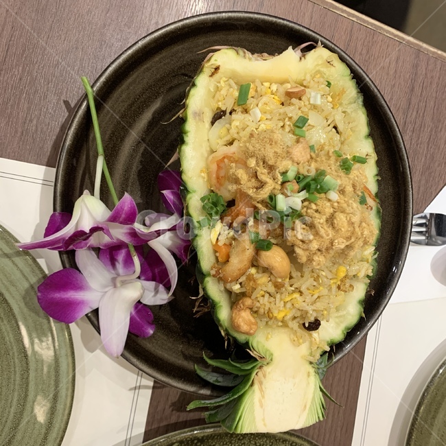 파인애플,pineapple,음식,볶음밥,meal,food,friedrice,rice