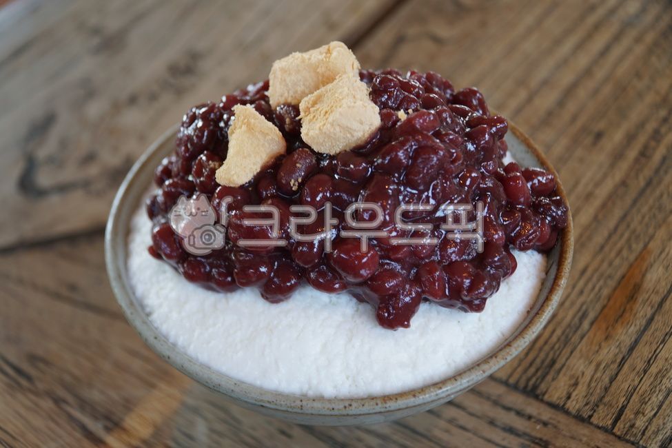 팥빙수, 빙수, 얼음빙수, 팥, 떡, 사진,이미지,일러스트,캘리그라피 - 머글작가