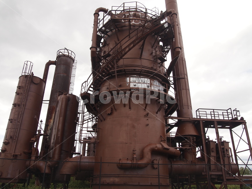공장,철,건물,폐허,정련소,산업,industry,industrial