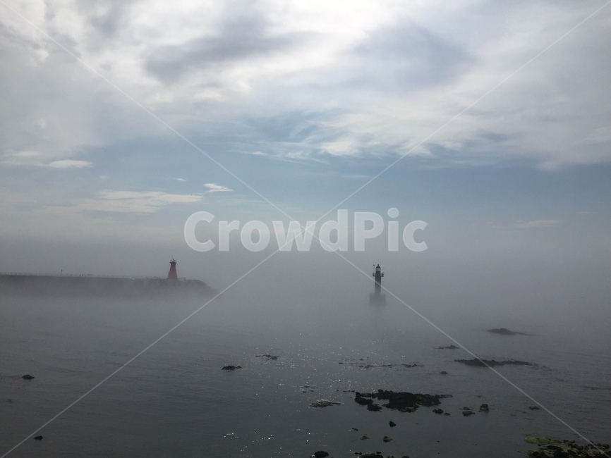 바다,안개,등대,sea,fog