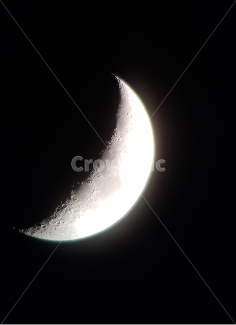 우주,달,moon,자연,밤,천문학,초승달