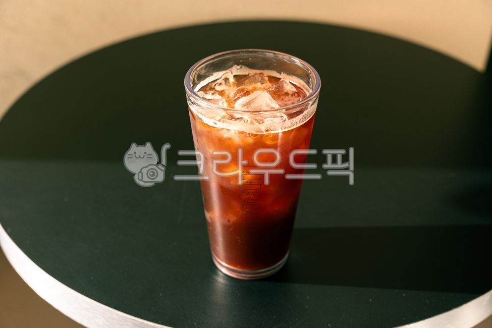 Americano,cafe,glass cup,coffee,table,interior,atmosphere,ice