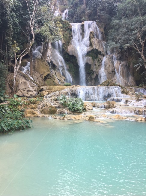 계곡,동남아,꽝시폭포,자연,폭포,자연,풍경,nature,landscape,water,물,river,강,outdoors,옥외,waterfall