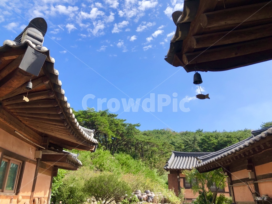 가을하늘,경주,대한민국,우리나라,한국,가을,기와집,기왓집,종,가을경주