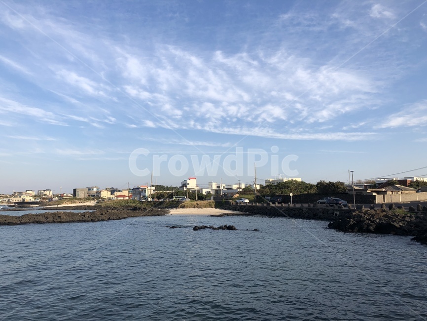 제주,바다,구름,풍경,제주도풍경