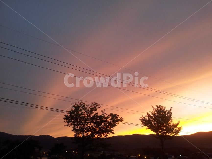 가을,산,강원도,노을,저녁,석양,붉은하늘,일몰,황혼,하늘,sky,sunset,nature,outdoors,옥외,자연