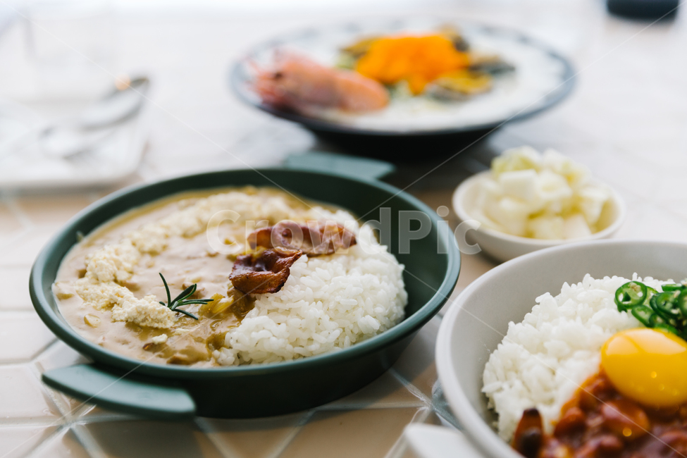 카레,요리,식당,플레이팅,베이컨,음식,식재료,요리,food,cook,meal,dishes,food reserves