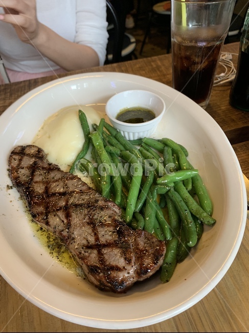 스테이크,그린빈,steak,레스토랑,양식,소고기,meet,restaurant