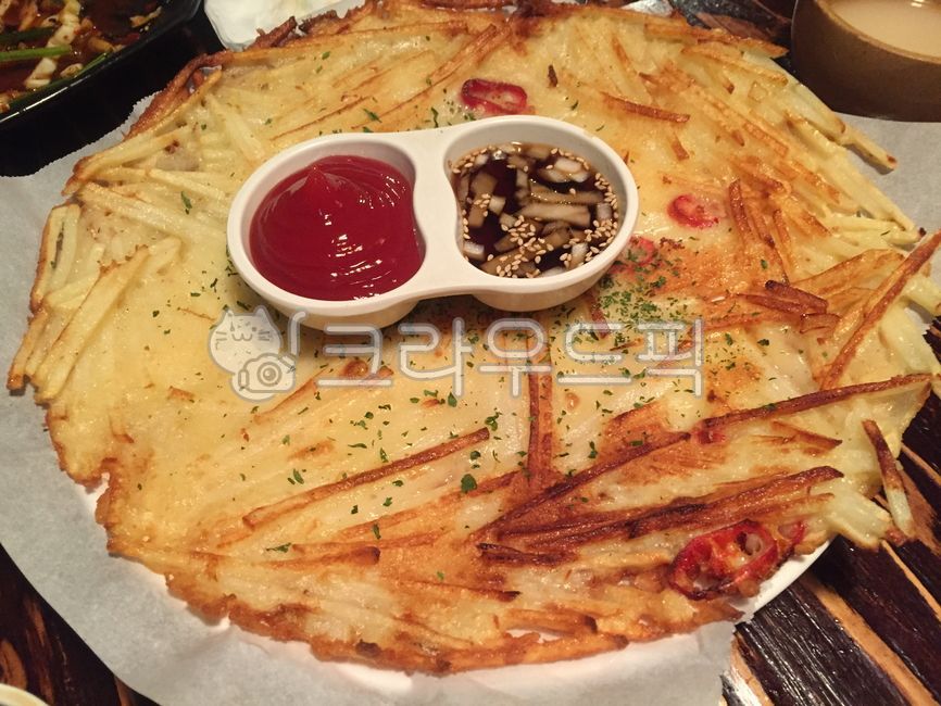 감자튀김전,감자전,감자튀김,전,감튀전