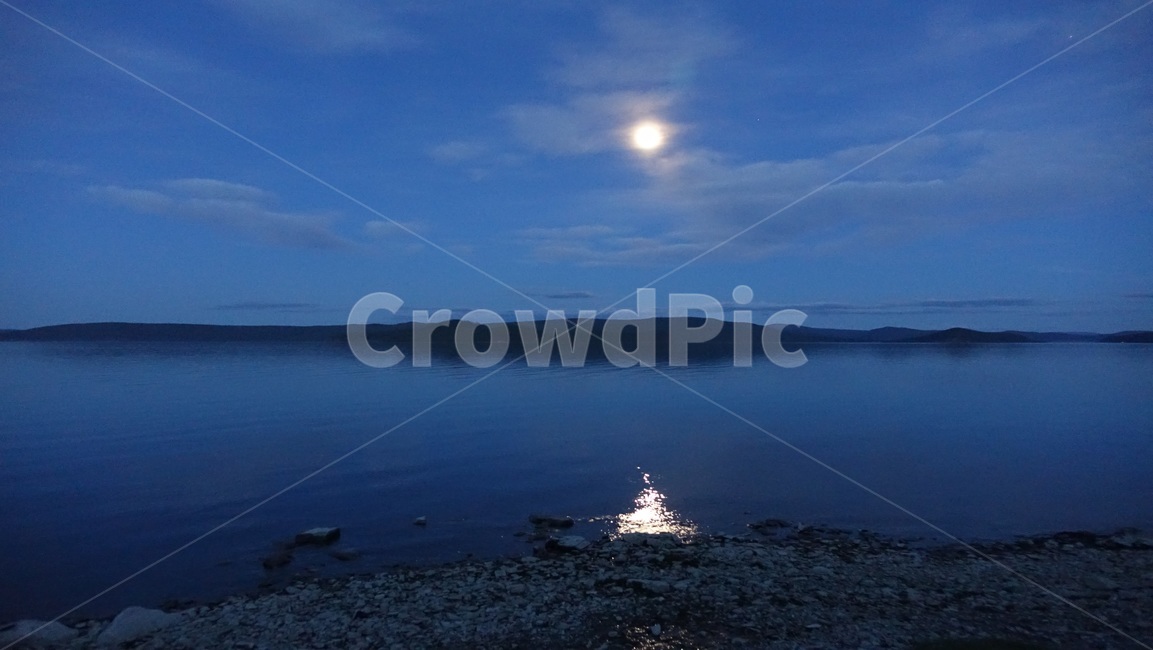 호수,밤,푸른밤,blue,lake,night,몽골,몽고,MONGOLIA,홉스굴