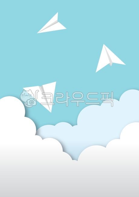 sky,clouds,paper airplane,cloud,paper,airplane,paperairplane,illustration