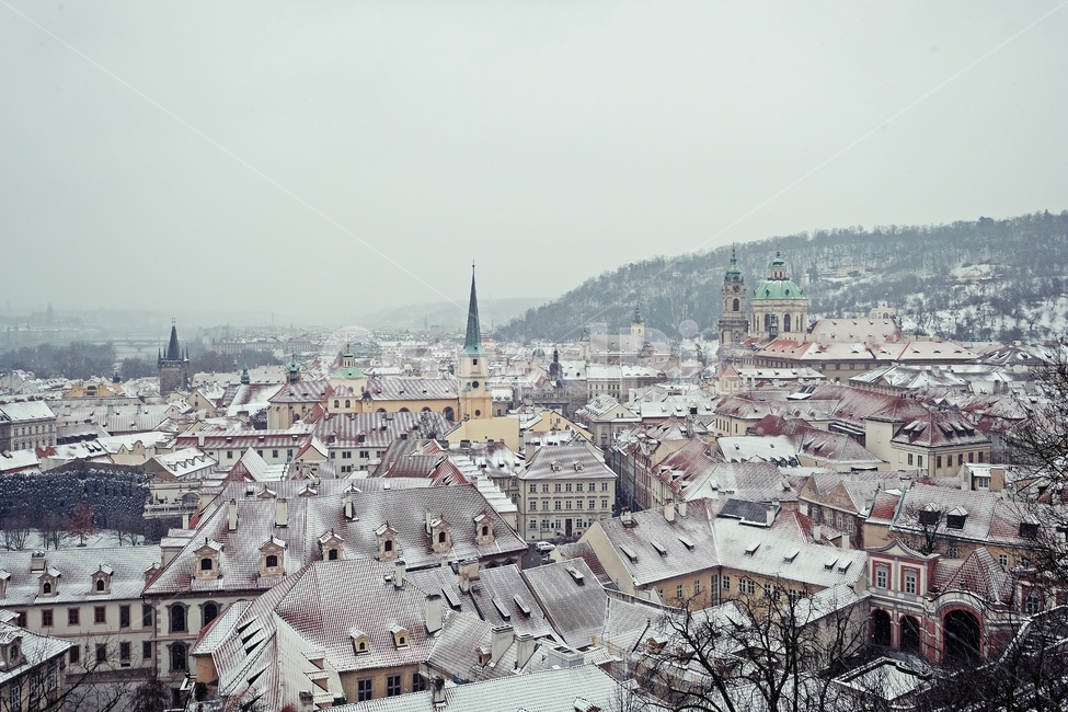 체코,프라하,지붕,건물,설경,눈,풍경,유럽,겨울,계절,winter,season,도시,풍경,city,landscape,해외,외국,세계,foreign,oversea,world,세계도시풍경,해외도시풍경,외국도시풍경,world cityscape,outdoors,옥외,경치,nature,자연,scenery