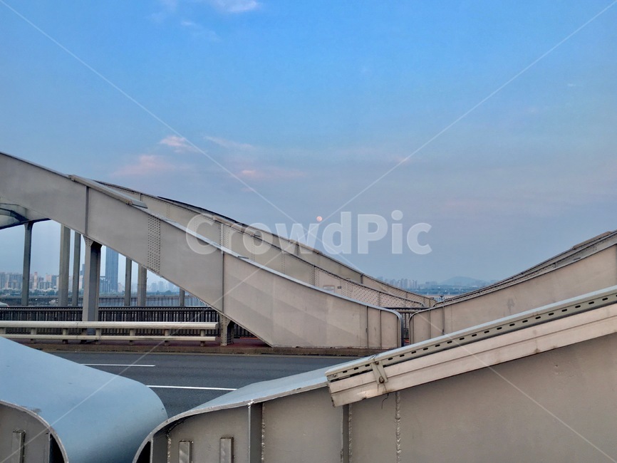한강,한강대교,건축물,달,도로,hanriver,bridge,moon,construction,건축물,건물외관,exterior,building,structure,architecture,construction
