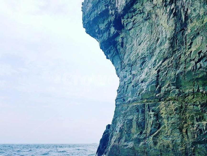 바다,절벽,반쪽,외도,섬,자연,풍경,nature,landscape,outdoors,옥외,cliff,낭떠러지