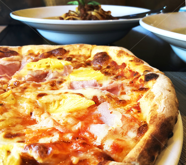 pizza,피자,음식,파인애플피자,pineapplepizza,하와이안피자,meal,dining