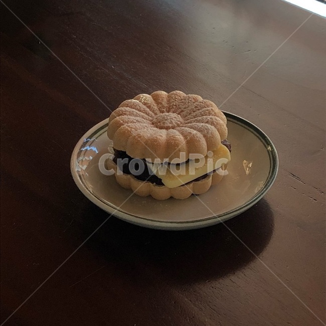 모나카,앙금,팥,버터,디저트,빵,후식,카페,앙버터,디저트,간식,후식,dessert,snack