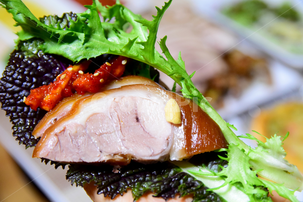 보쌈,쌈,고기,돼지고기,음식,식사,요리,meal,food,pork,meat