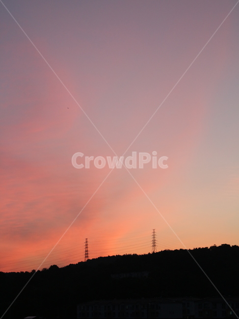 노을,태양,석양,일몰,저녁,오후,하늘,구름,자연,풍경,nature,landscape,outdoors,옥외,sky,sunset,dusk,황혼,dawn,새벽,red sky,붉은 하늘