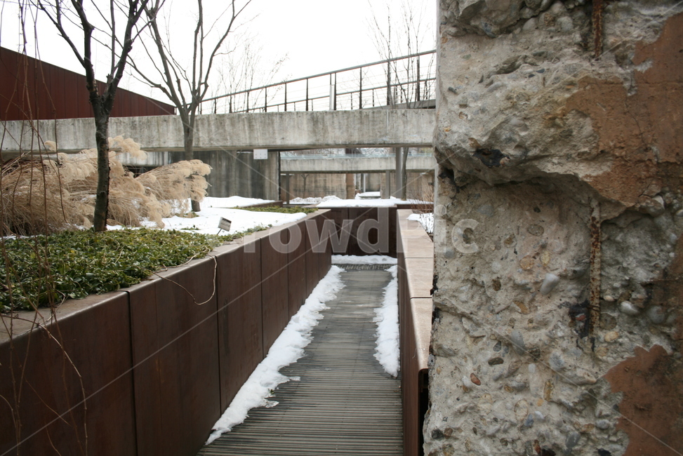 콘크리트,통로,눈,파손,노출콘크리트,겨울,계절,winter,season
