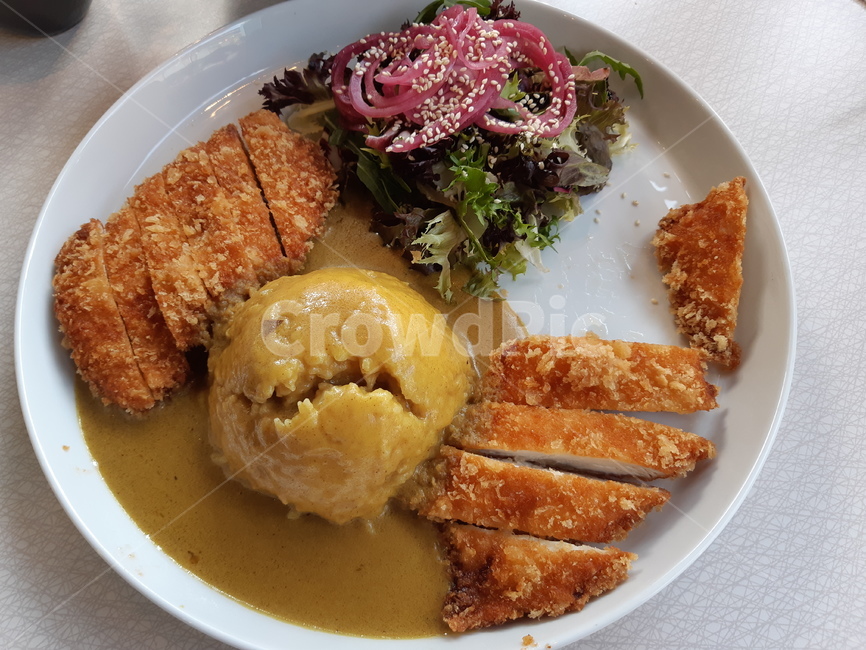 먹방,돈까스,커리,카레,밥