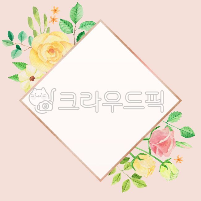 Botanical,Rose,spring,spring flowers,beautiful,petal,botanical,flower bud,plants,drawing,Freshness,greetingcard,border,floral,rhombus,pretty,green,blossom,handwork,nature,hand drawing,leaf,Square,flower,watercolor,painting,background,plant,illustration,ro