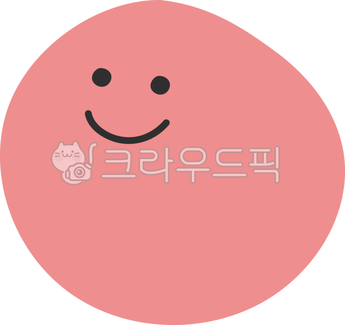 캐릭터,귀여운,스마일,미소,웃는,표정,모양,도형,형태,shape,동그라미,원,원형,둥근,동그란,circle,red,빨간색,빨간,붉은색