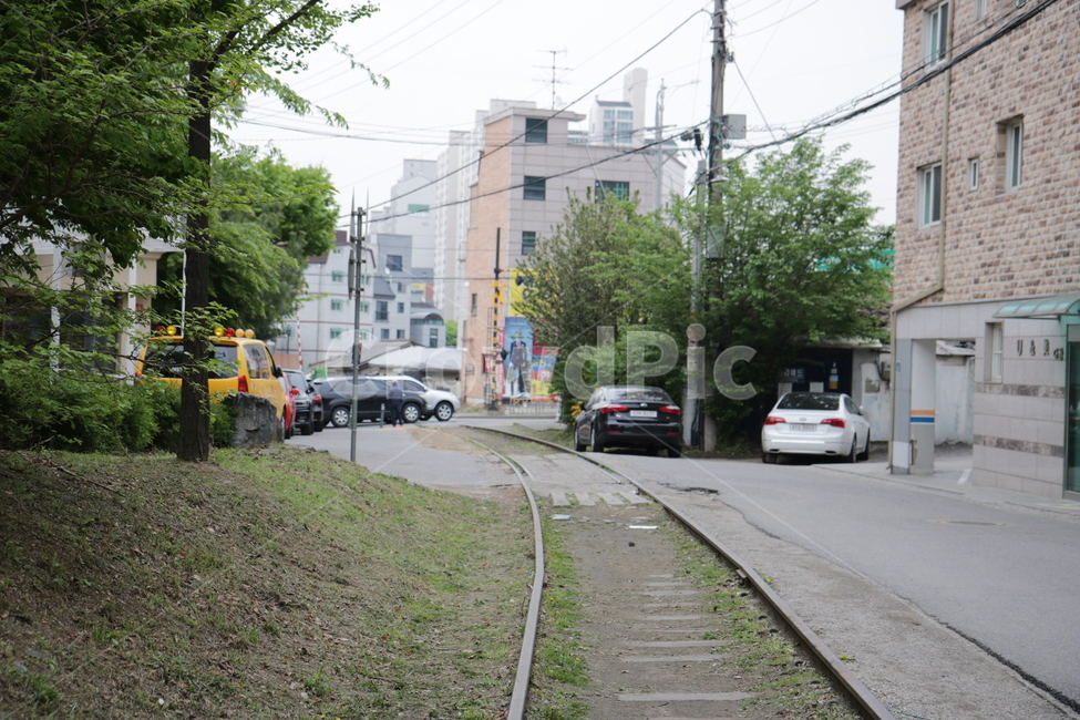 철길,풍경,골목,선로,항동철길,폐철길