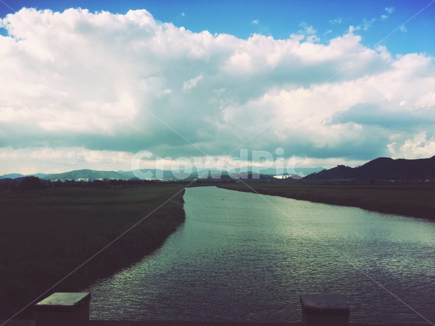 강,자연,풍경,하늘,구름,자연,풍경,nature,landscape,outdoors,옥외,water,물,reservoir,저수지