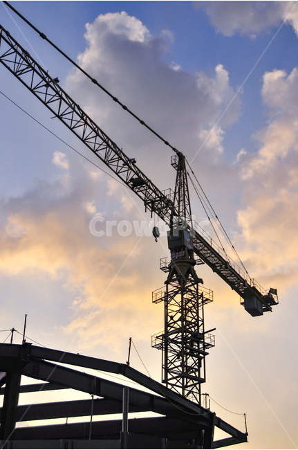 건설,기중기,크레인,타워크레인,건축,architecture,아키텍쳐,저녁노을,산업,industry,industrial,건설업,건축업,construction industry