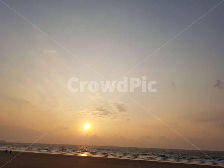 저녁노을,해넘이,노을,서해,석양,자연,풍경,nature,landscape,해변,바다,beach,sea,outdoors,옥외,sunlight,햇빛