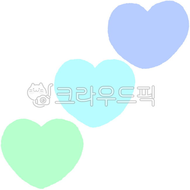 하트,하트그림,하트일러스트,하트모양,하트라인,라인,파란색,초록색,데코,꾸미기,하트아이콘