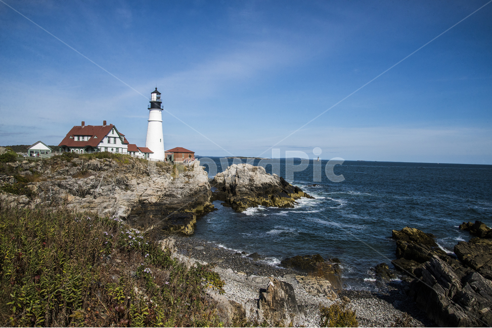 architecture,건축물,building,건물,tower,봉홧불,lighthouse,등대,바다,시원한,미국,메인,파란,자연,풍경,하늘,sea,landscape,sky,usa,scenery,maine