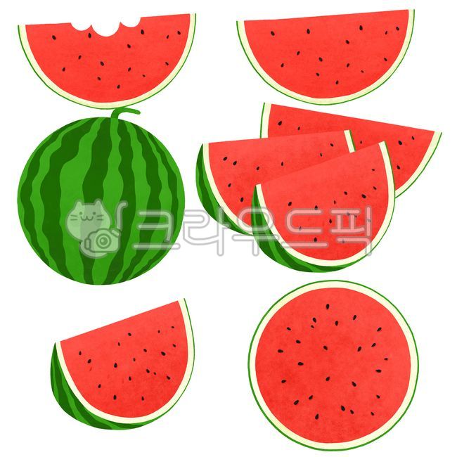 과일,여름과일,수박커팅,수박슬라이스,제철과일,수박,수박조각,달콤한,상큼한,디저트,후식,오브젝트,일러스트,웰빙,시원한,여름,생과일,맛있는,초록색,빨간색,그룹오브젝트,갈증,쥬시,리프레시,dessert,fruit,sweet,fresh,delicious,summerfruit,watermelon,objects,juicy,vector,illustration,cutting,summer,cool,red,green,wellbeing,refresh,수박씨,음식,food
