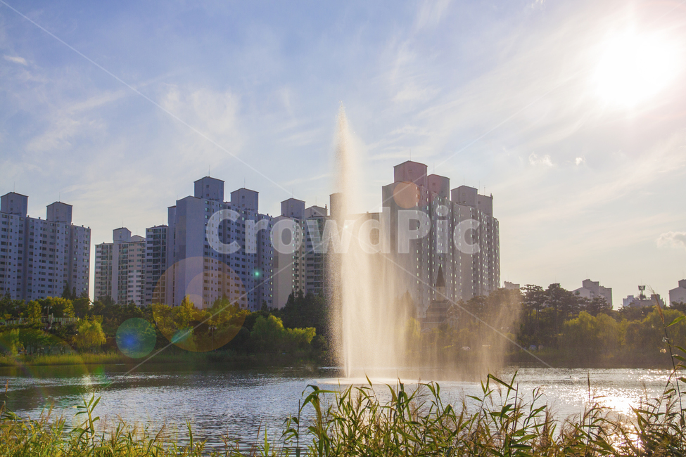 분수,호수,호수공원,공원,물,하늘,산책,도시,풍경,city,landscape,한국도시풍경,한국도시경관,korea cityscape,water,fountain