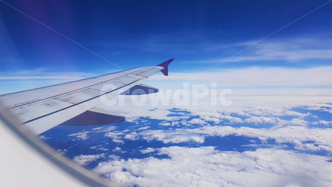 하늘,비행기,구름,여행,해외여행,cloud,보라카이,풍경,landscape,파란색,색감,하늘색,흰색,색깔,nature,비행기날개,교통,교통수단,traffic,transportation