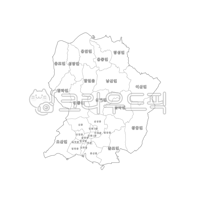 전라도,전라북도,전북,전북특별자치도,익산시,대한민국,우리나라,한국,행정구역,지도,행정구역지도,백지도,흰색,map