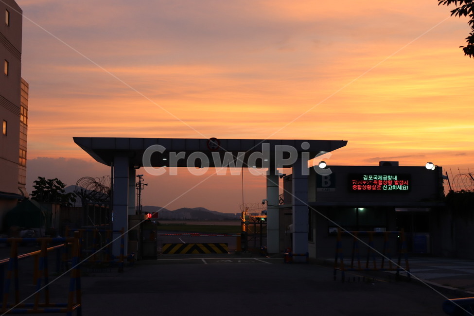 gimpo,gimpointernationalairport,airport,노을,석양,sunset