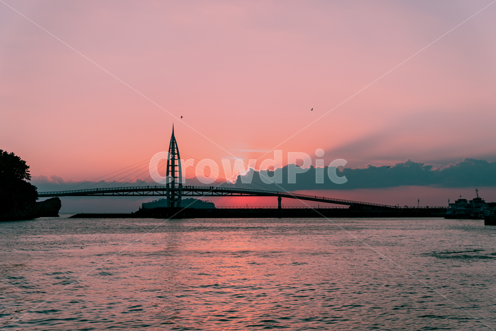 일몰,sunset,해,제주,sky,landscape,jeju,바다,하늘,풍경,새연교,해질녘,노을,낙조,sea,nature,자연,water,물,outdoors,옥외,waterfront,워터 프론트