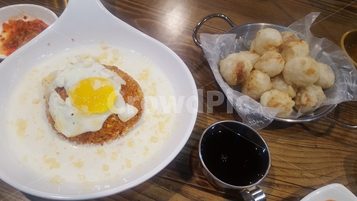 food,음식,eat,찹쌀탕수육,탕수육,김치볶음밥