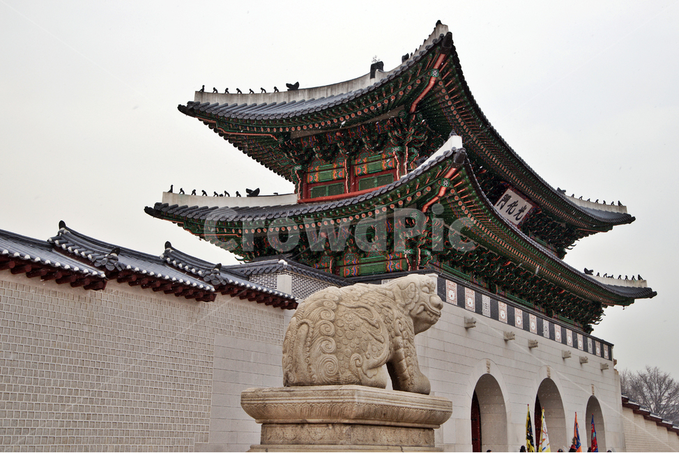 palace,Joseon Dynasty,Gyeongbokgung,Palace,Front Door,hatch,Haitai,Gwanghwamun
