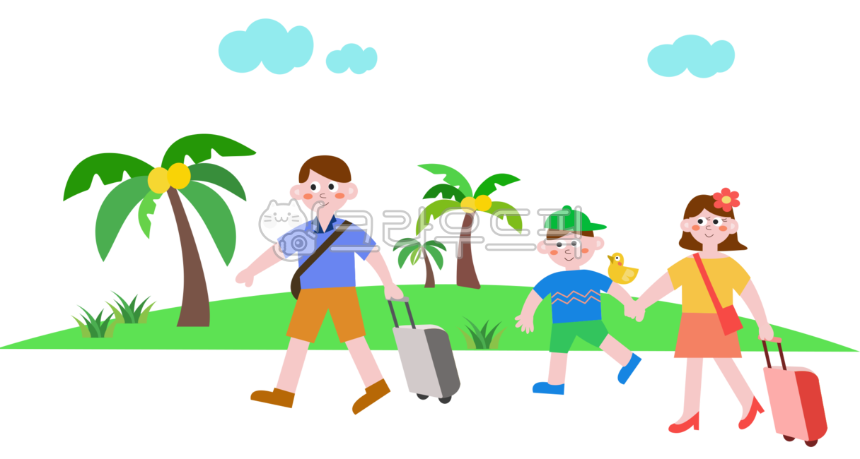 해외여행,국내여행,가족여행,제주여행,주말여행,가족,아빠,엄마,아들,휴가,캐리어,야자수,방학,기념일,여름휴가,person,사람