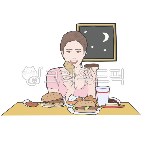 야식,폭식,과식,식습관,소화불량,습관,나쁜,질환