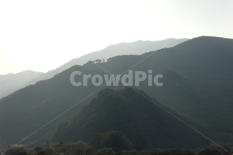 겨울산,산,먼산,첩첩산중,두메산골,자연,옥외,산맥