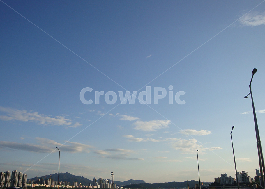 하늘,서울,한강,구름,가로등,도시,풍경,city,landscape