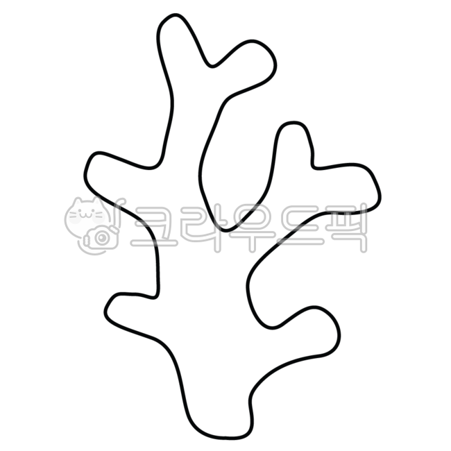 해초,해초류,해조류,산호,산호초,바다식물,그림놀이,그림도안,그림공부,색칠놀이,색칠도안,그림그리기,채색하기