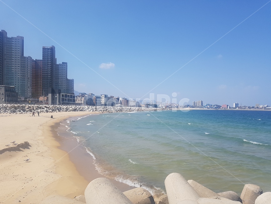 바다,동해바다,속초해변,깨끗한바다,하늘,푸른색,해변,바다,beach,sea