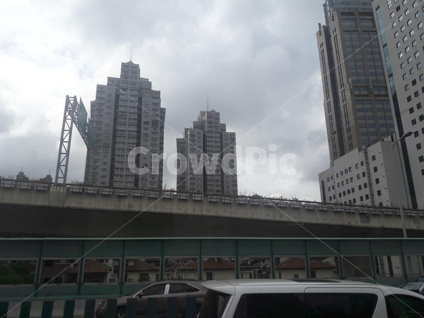 건물,하늘,구름,육교,building,대교,미세먼지,흐림